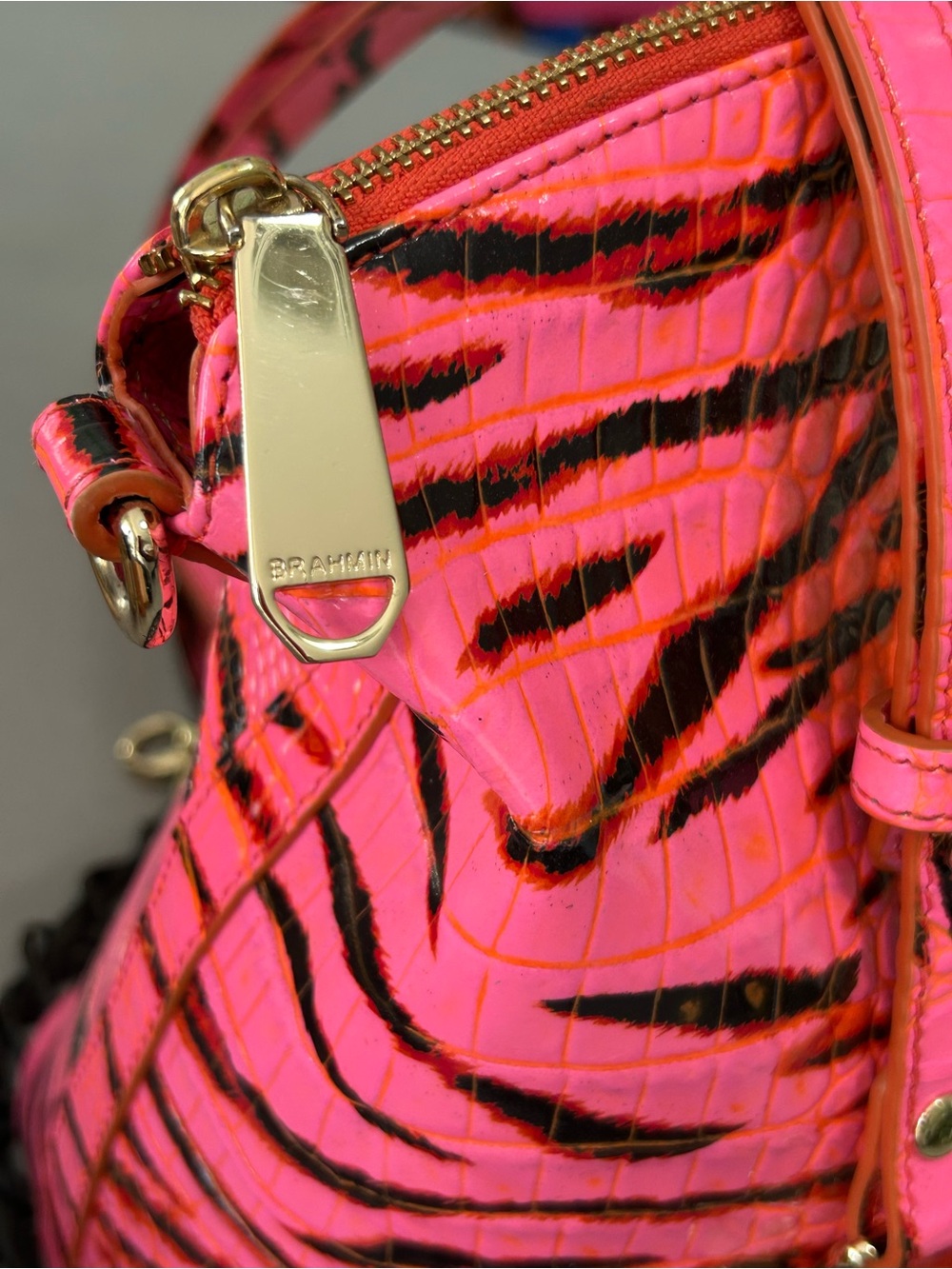 Brahmin Duxbury Pink Feline Ombre & Ady Wallet - Picture 5 of 13
